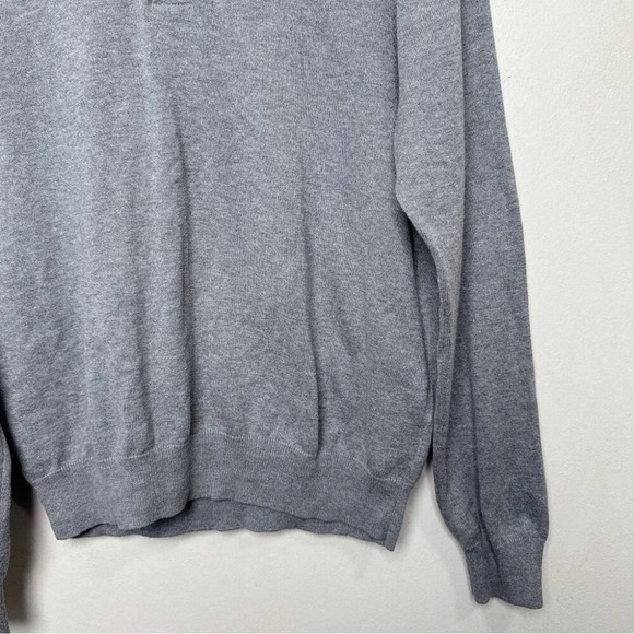 Brooks Brothers Mens Medium Supima Cotton Half Zip Sweater - Picture 5 of 13